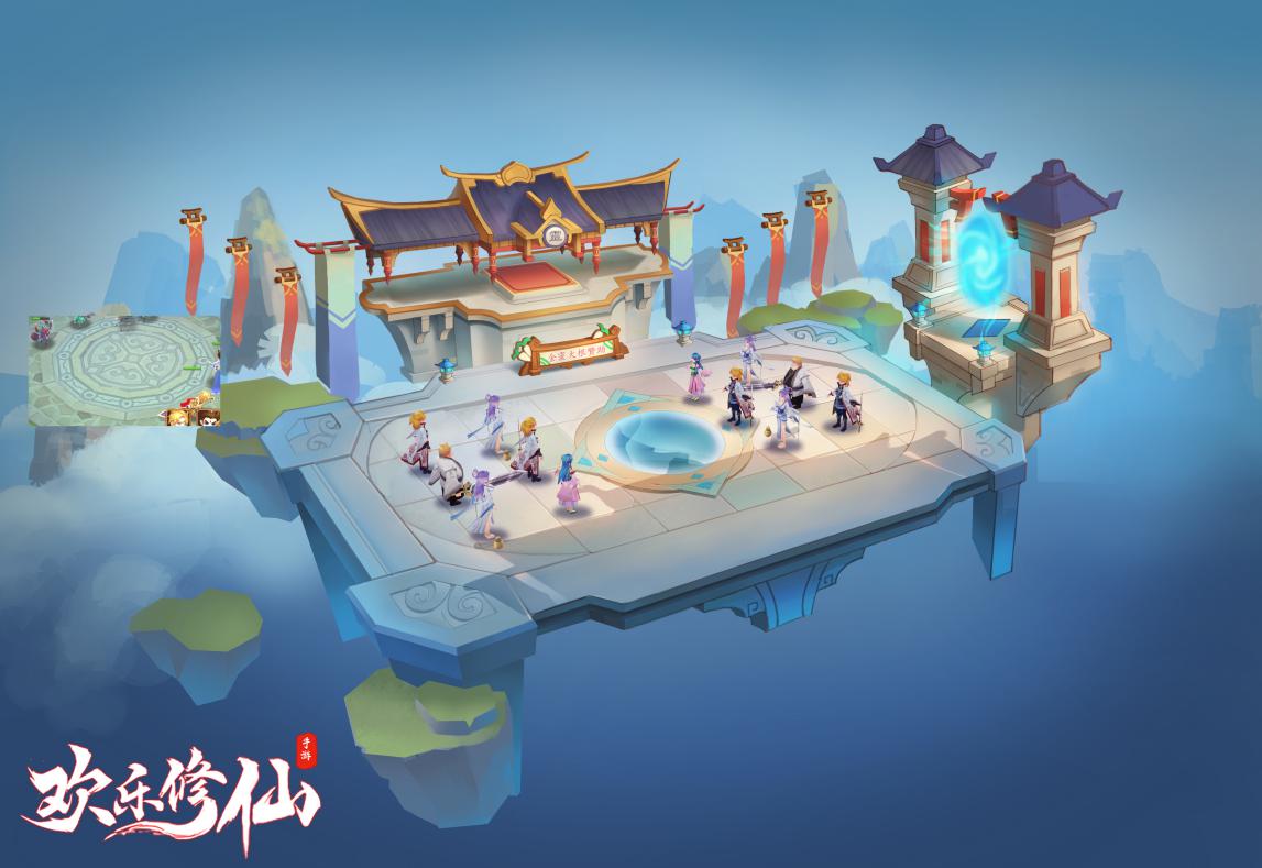 女主),很写实的一些古代建筑,这种风格一直是仙侠题材游戏的主流画风